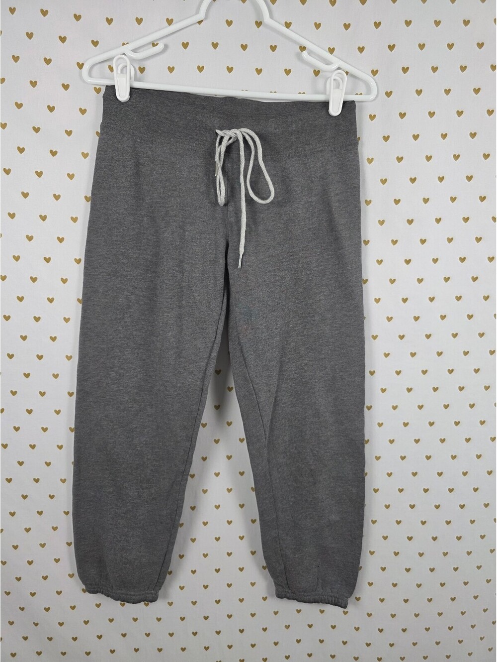 Victorias Secret PINK Vintage University Sweats XS Joggers Sweatpants Grey - Picture 2 of 7